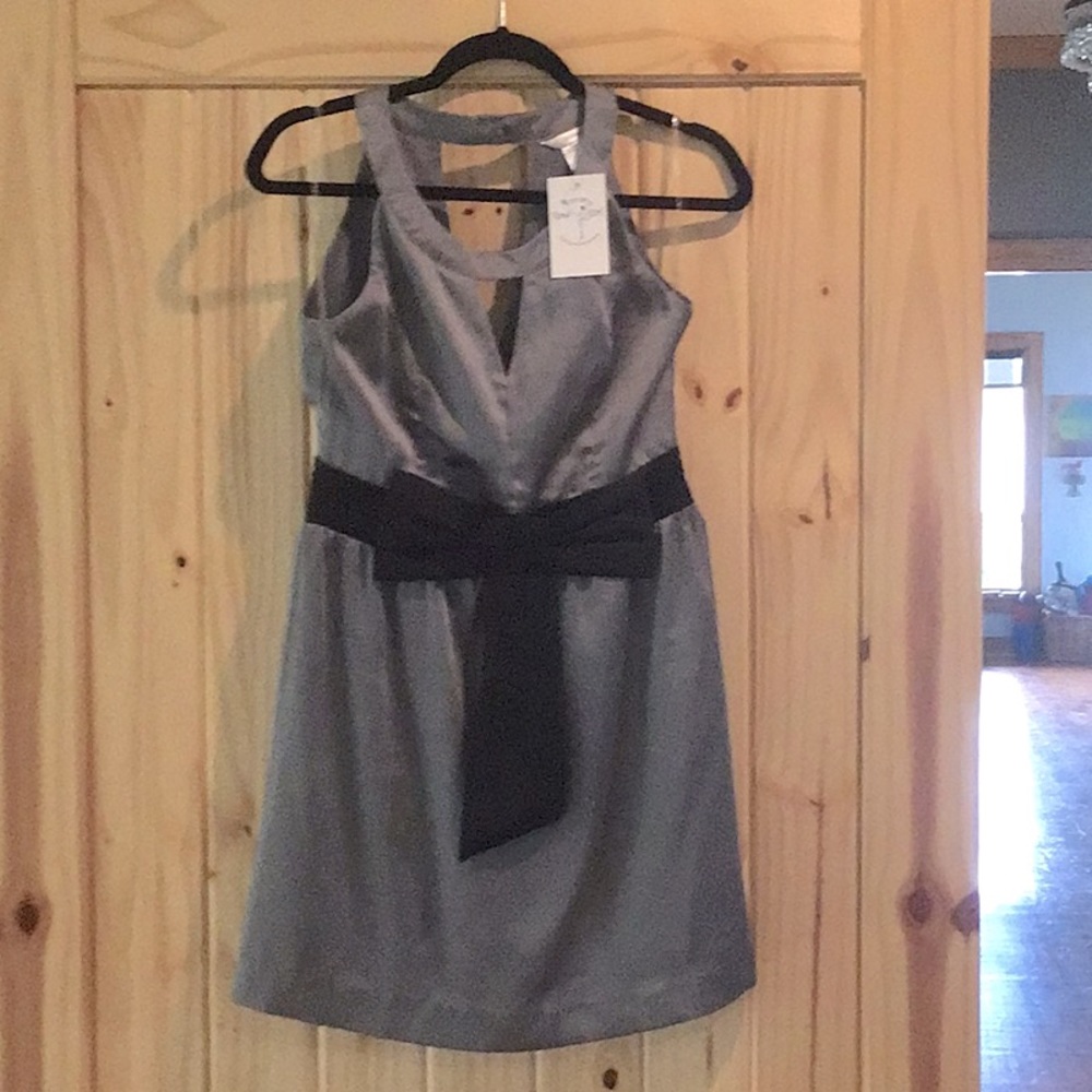 Semi formal short dress.